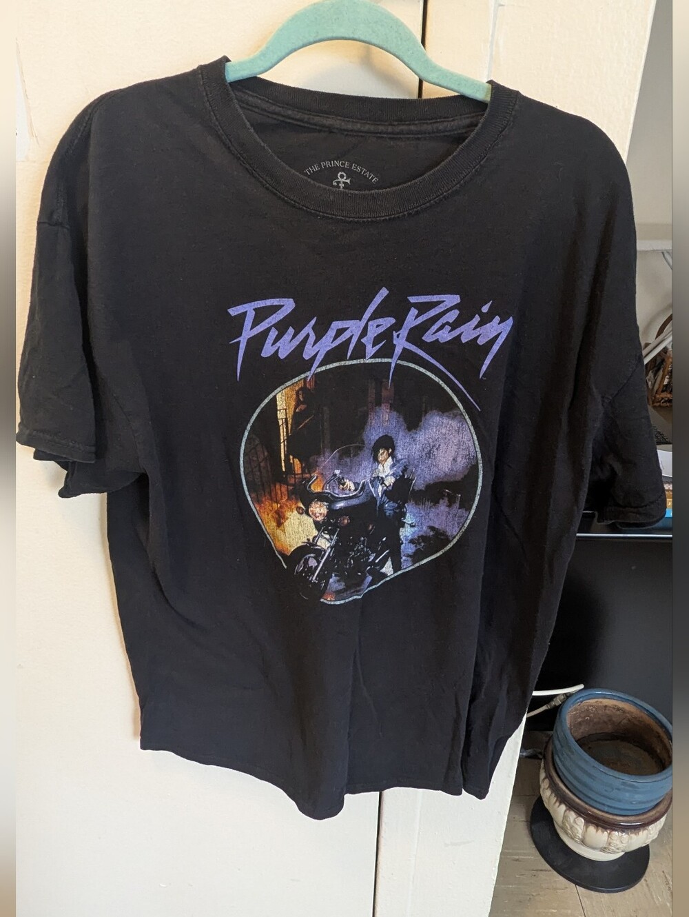 Purple Rain Black vintage Tee- XL